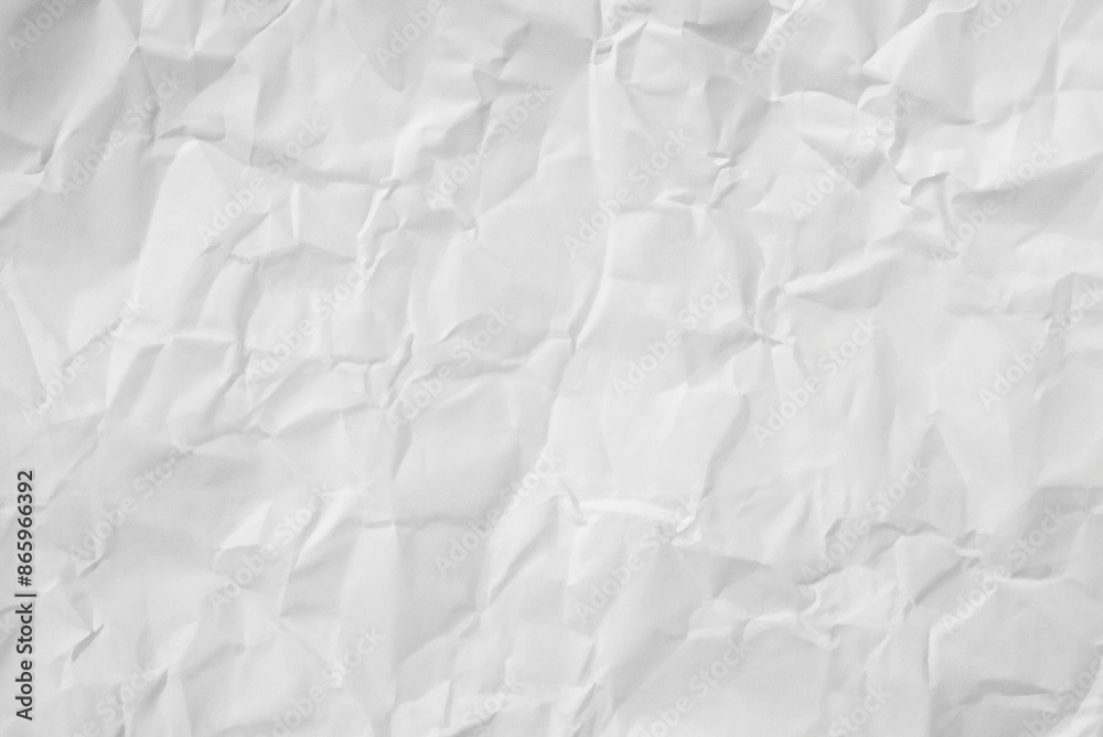 Crumpled white paper background Crumpled white paper background