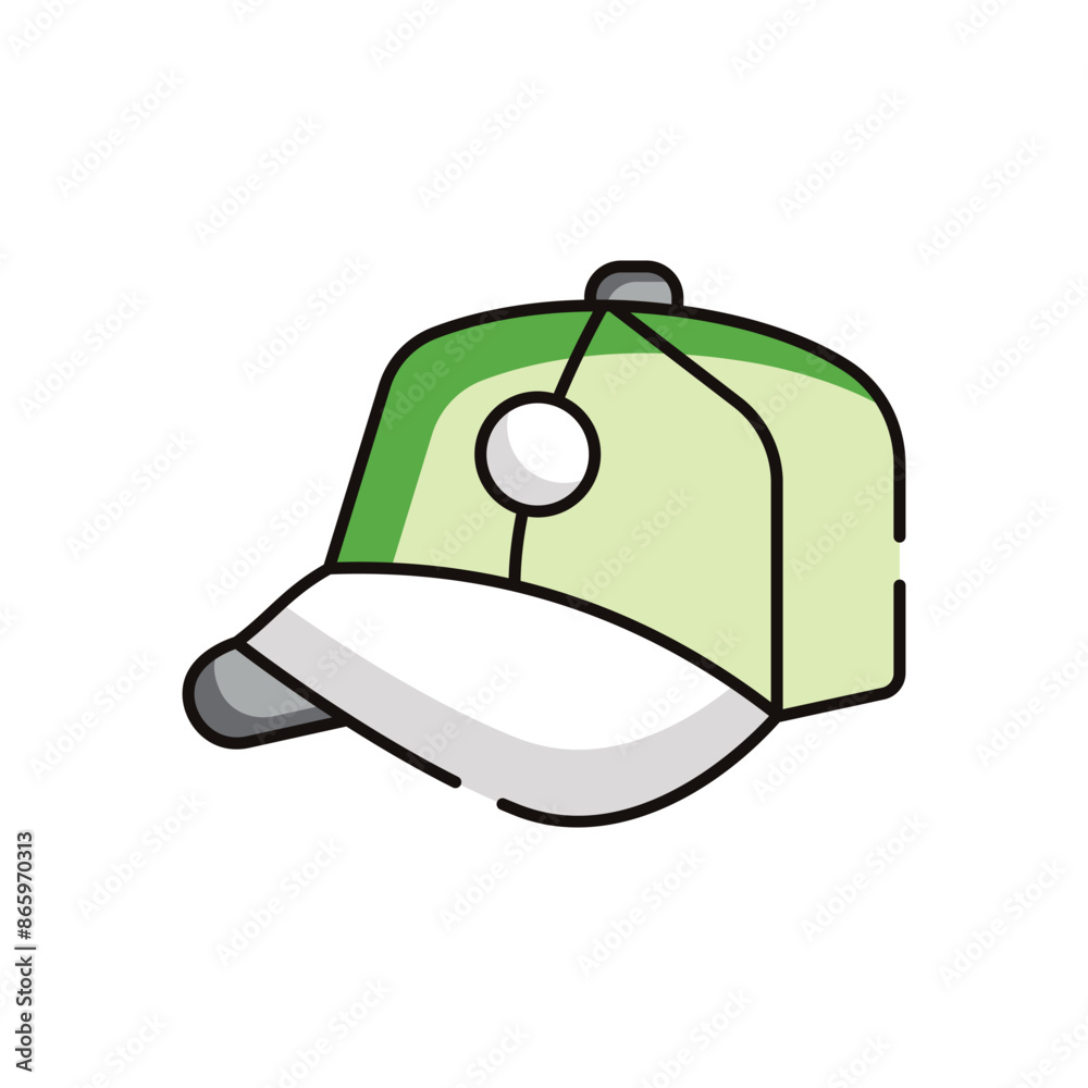Fototapeta premium Baseball Cap vector icon