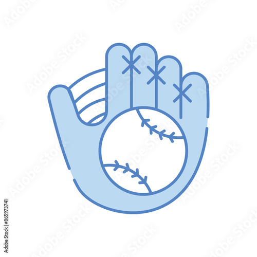 Baseball Mitt vector icon