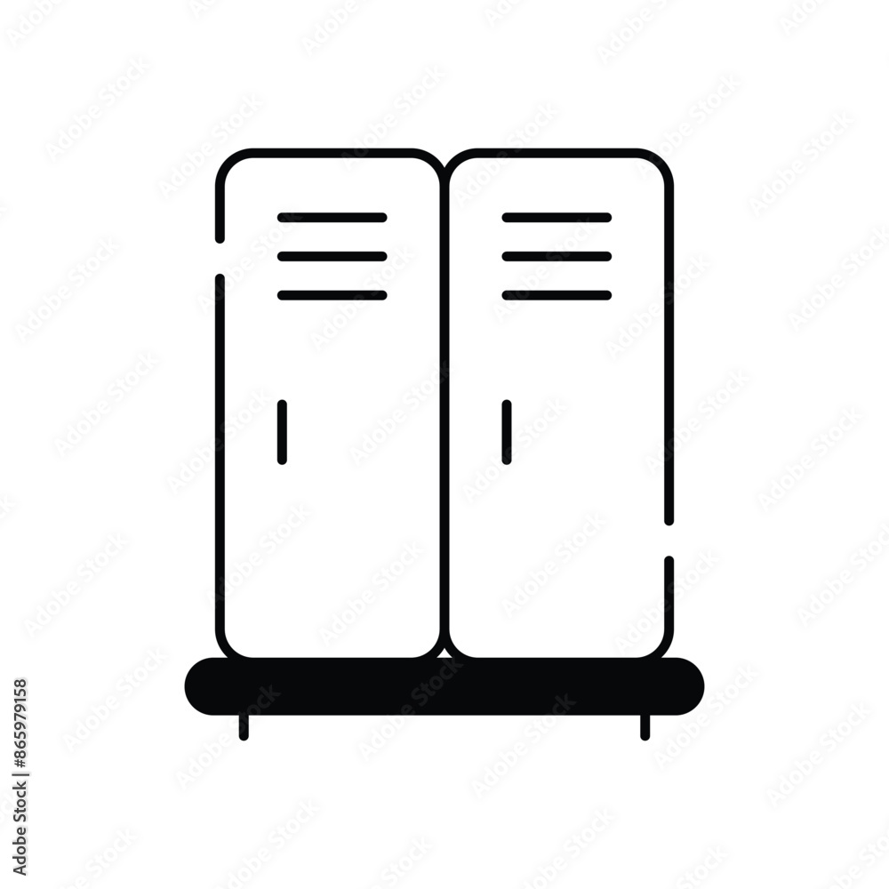 Locker Room vector icon