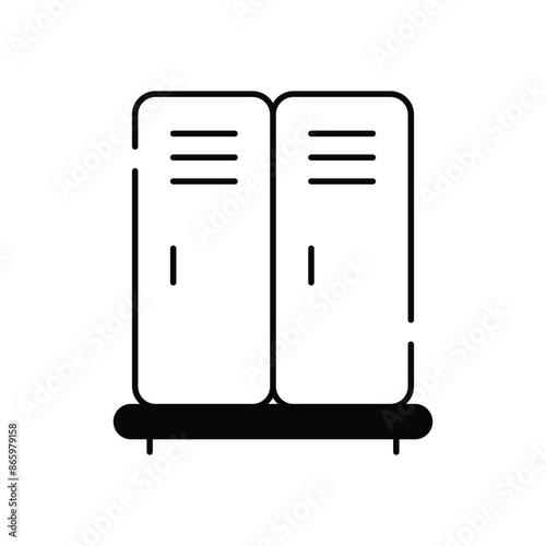 Locker Room vector icon