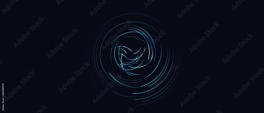 Chaotic Circle Lines. 3D Minimal Modern Vector with Abstract Rings and Ripple. Digital Concentric Flow Pattern with Circular Swirl Lines. Chaotic Circle Lines. 3D Minimal Modern Vector with Abstract Rings and Ripple. Digital Concentric Flow Pattern with Circular Swirl Lines.