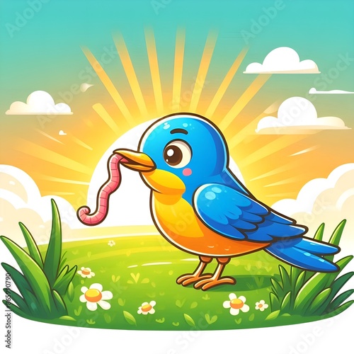 The Early Bird Catches The Worm Idiom