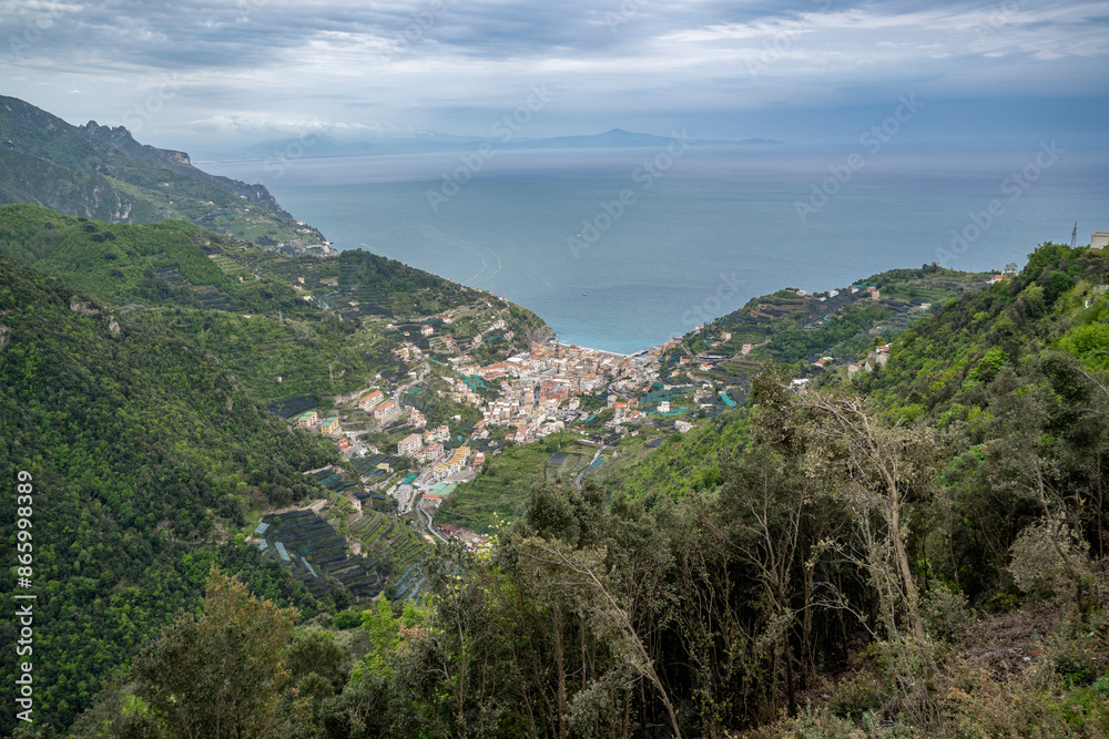 Amalfi Coast view in Italy Amalfi Coast view in Italy
