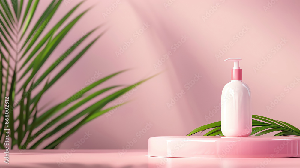 3D podium, hygiene essentials illustration, clean aesthetics, vibrant colors, detailed design 3D podium, hygiene essentials illustration, clean aesthetics, vibrant colors, detailed design