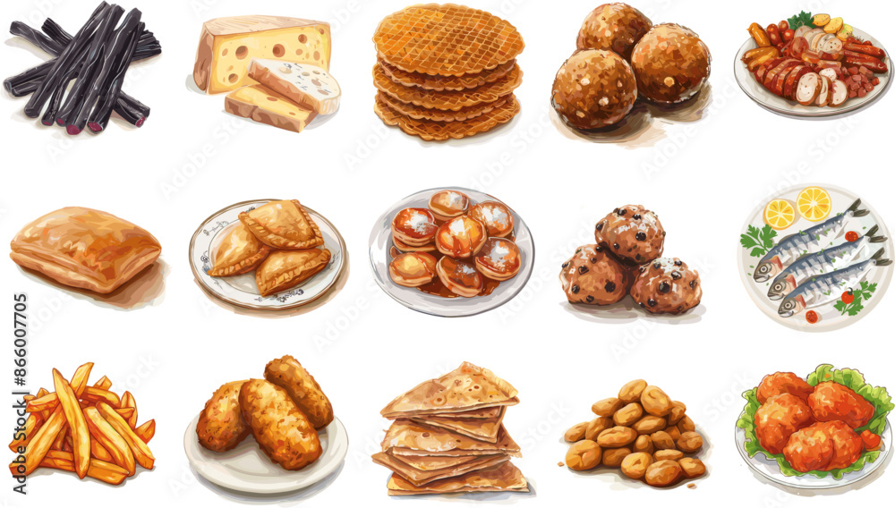 CUISINE SET IN COLOR STYLE, DUTCH CUISINE SET IN COLOR STYLE CUISINE SET IN COLOR STYLE, DUTCH CUISINE SET IN COLOR STYLE