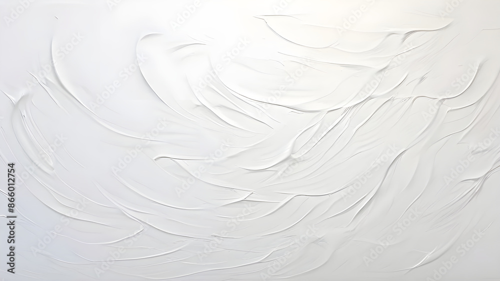Obraz premium Abstract white background waves design wall