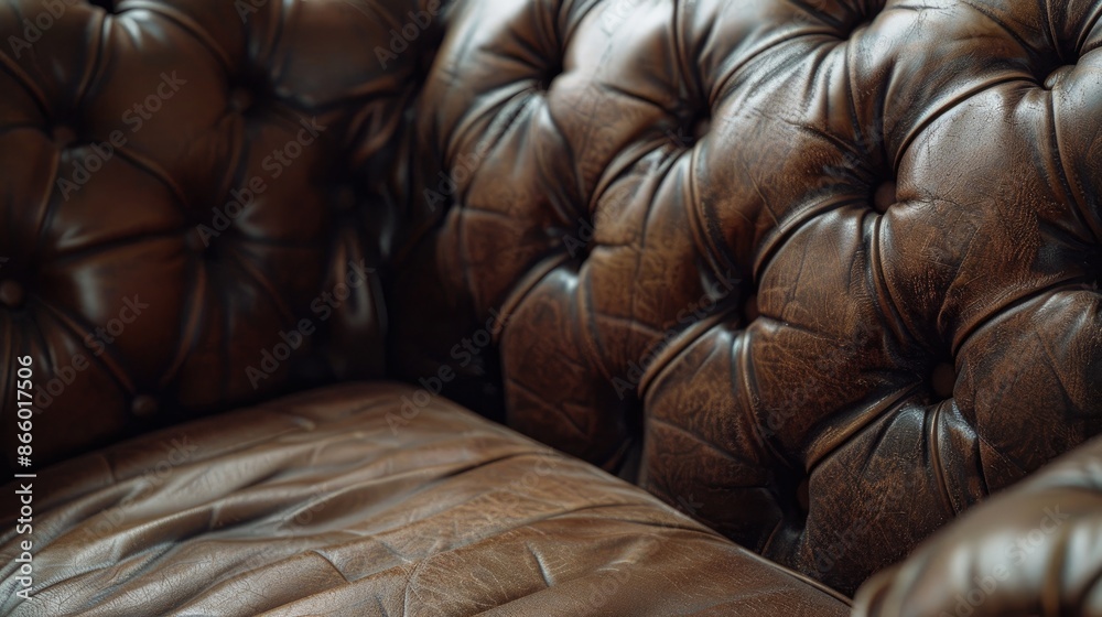 Leather furniture in brown color Leather furniture in brown color