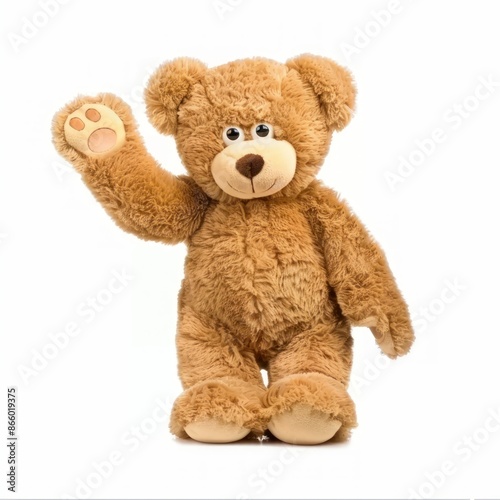 Friendly Teddy Bear Waving Hello © Muh