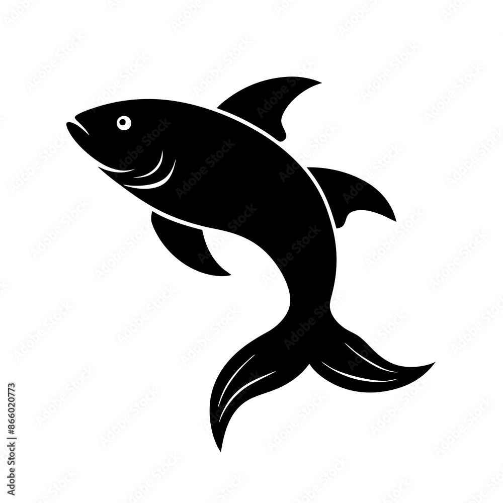 Fototapeta premium illustration of a fish