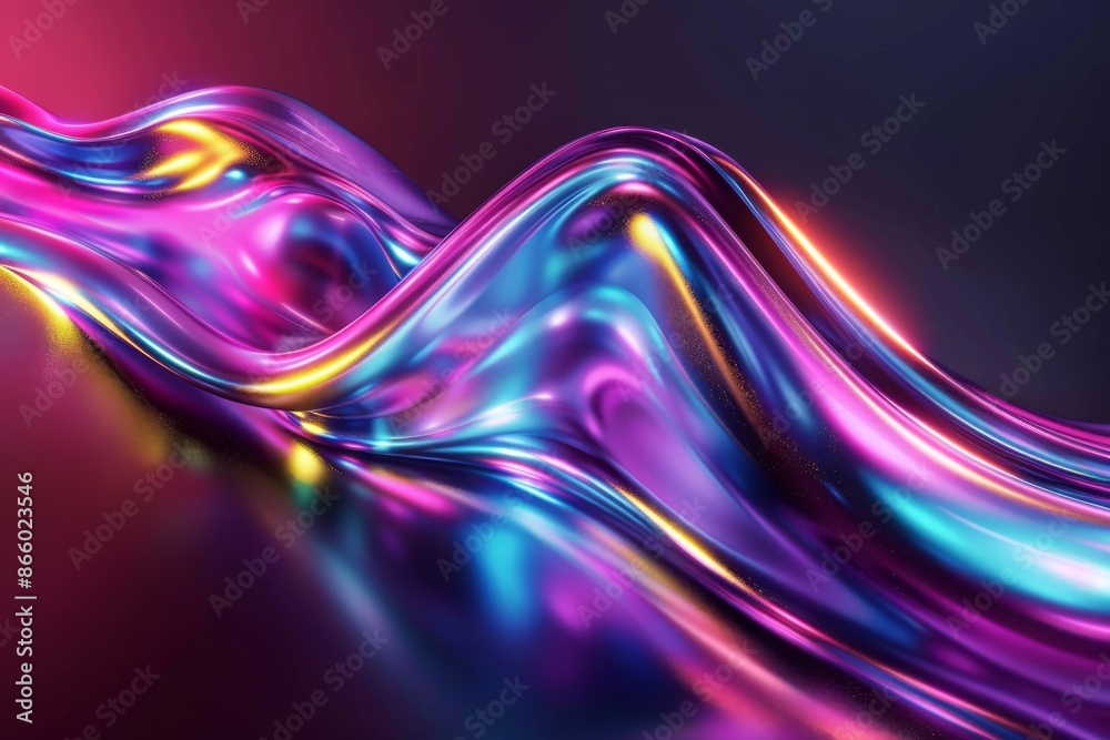 Abstract Swirling Liquid in Vibrant Hues Abstract Swirling Liquid in Vibrant Hues