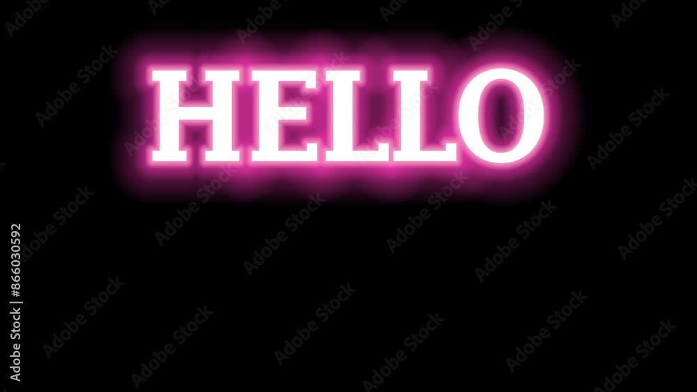 LED neon lights. Laser gradient border. Non geometric outline. Banner template with text HELLO LED neon lights. Laser gradient border. Non geometric outline. Banner template with text HELLO