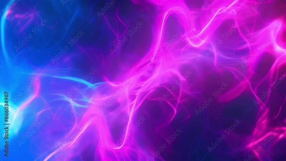 Electric blues pinks and purples blend together in this abstract neon light pattern. Electric blues pinks and purples blend together in this abstract neon light pattern.