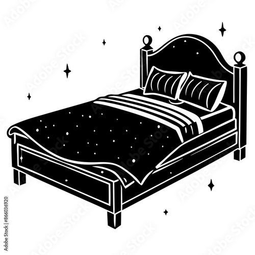 Bed vector illustration 