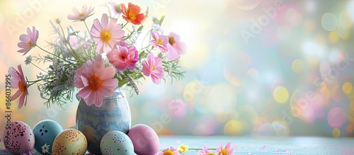 An Easter-themed background...
