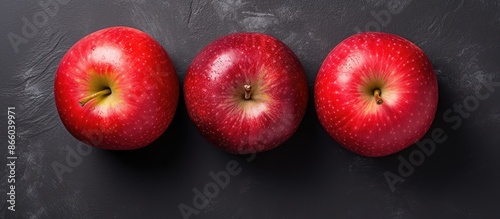 Flat lay food photography o...