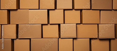 Brown craft cardboard boxes...