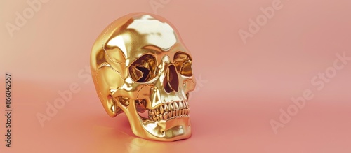 golden shiny polished metal...