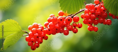 Copy space image of red vib...