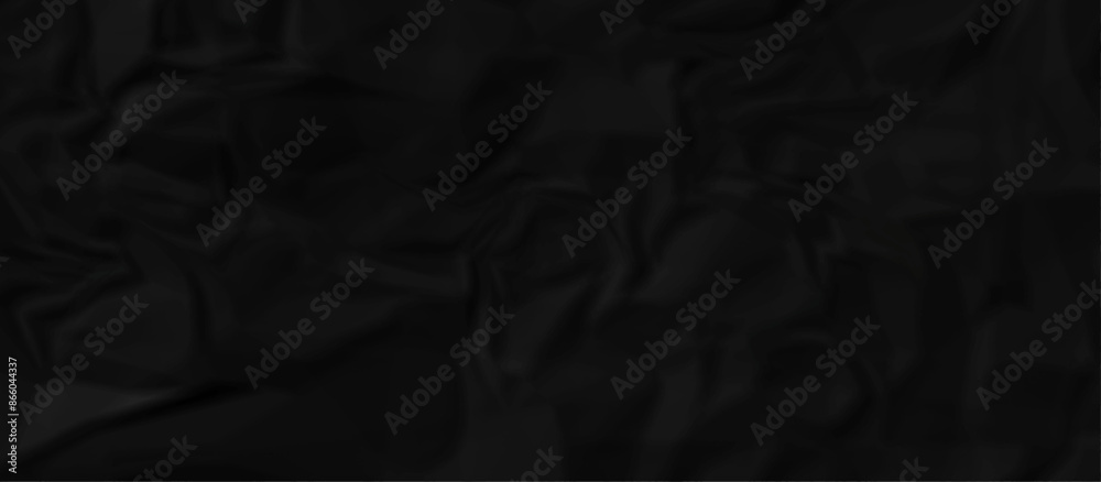 Black wrinkly backdrop paper background. panorama grunge wrinkly paper texture background, crumpled pattern texture. paper crumpled texture. black fabric crushed textured crumpled. Black wrinkly backdrop paper background. panorama grunge wrinkly paper texture background, crumpled pattern texture. paper crumpled texture. black fabric crushed textured crumpled.