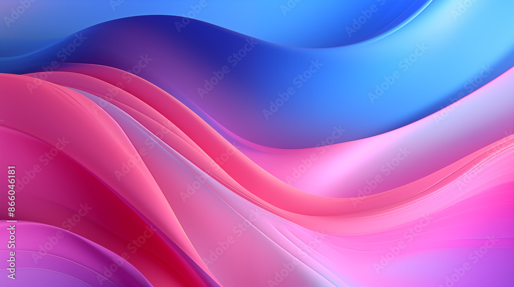 blue and pink waves, colorful abstract background blue and pink waves, colorful abstract background