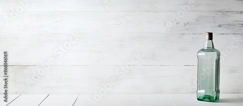 White wooden backdrop with ...