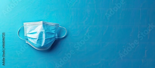 A medical mask showcased ag...