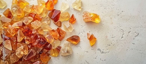 Amber. Heap of natural unpr...