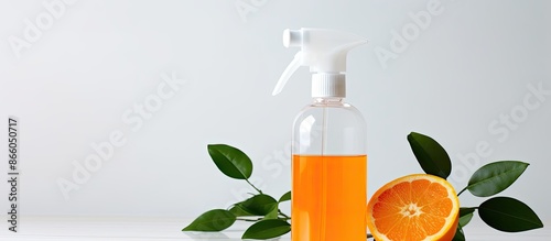 A see-through PET bottle wi...