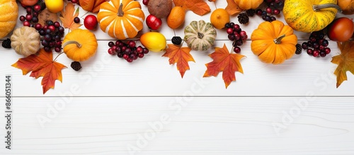 Autumn-themed decoration wi...
