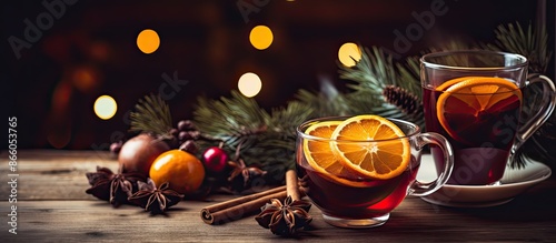 A festive table displays mu...