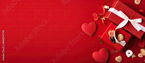 Valentine's Day-themed flat...