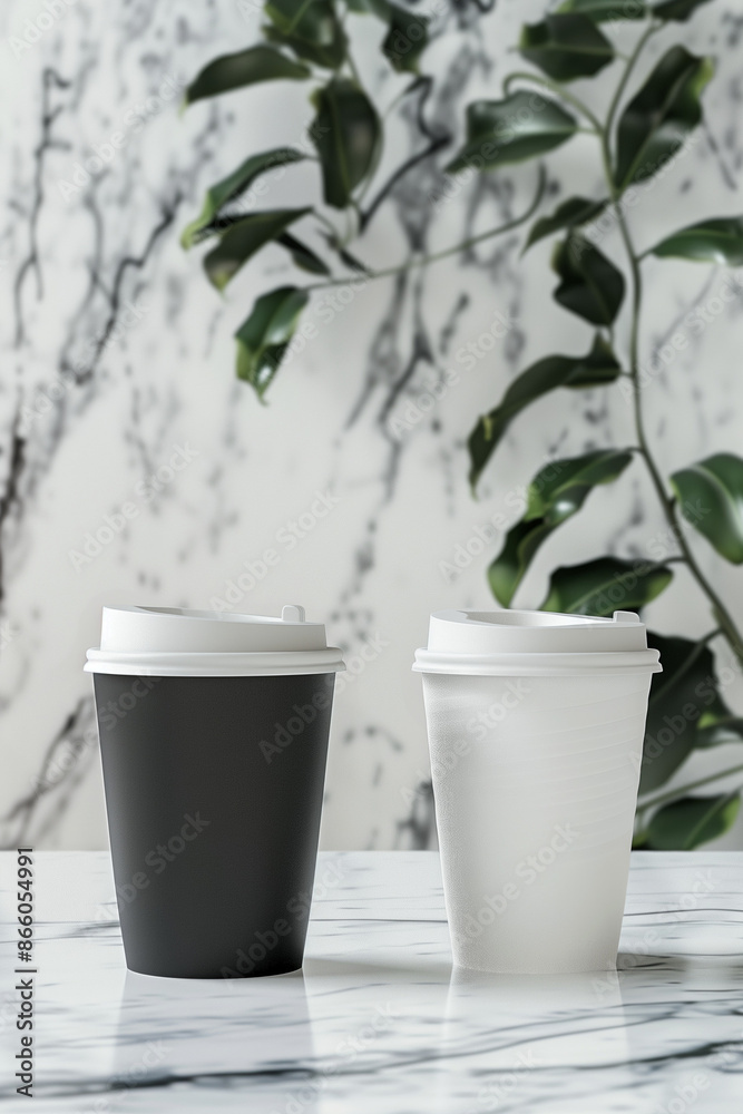 coffee to go mockup, minimalistic coffee to go mockup, minimalistic