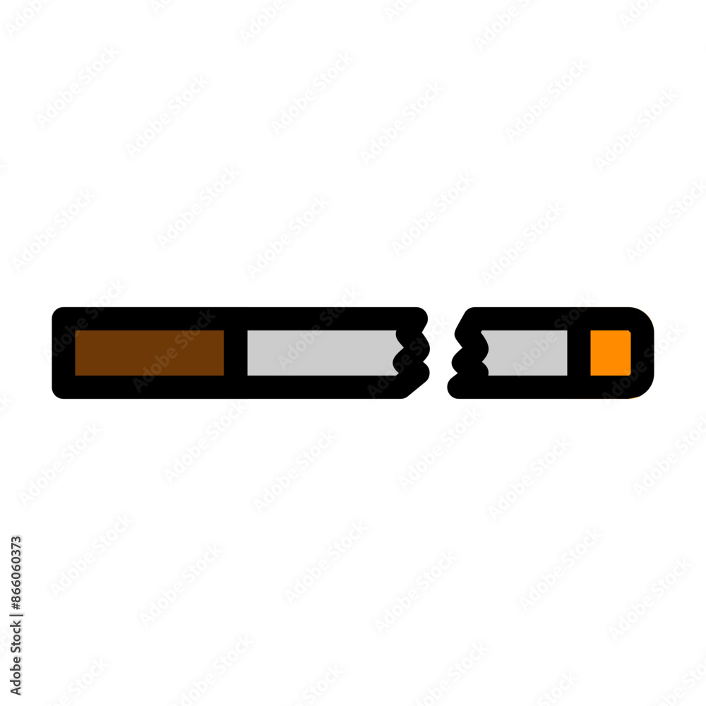 Brocken Cigarette Icon Brocken Cigarette Icon