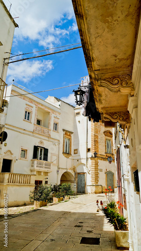 Martinafranca, una delle città bianche della Puglia ricca di monumenti Barocchi. Taranto, Puglia photo