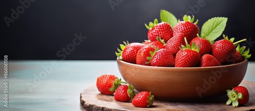 Summer food berries: a fres...
