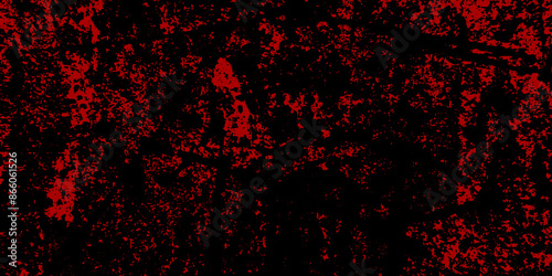 Abstract dark red and black texture of a grunge concrete wall with cracks and scratches background. distressed grunge concrete wall texture. abstract vintage of old surface texture background.	