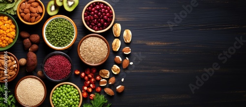 Top view of assorted organi...