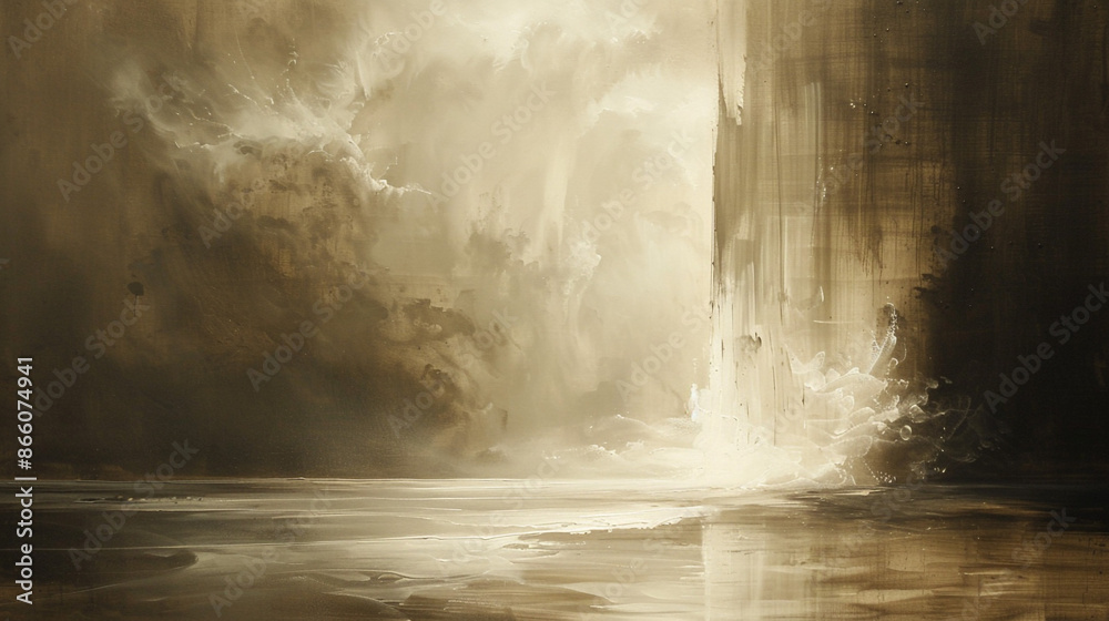 A series of abstract studies exploring light and shadow, painted in monochromatic tones of sepia and grayscale with oil pigments. A series of abstract studies exploring light and shadow, painted in monochromatic tones of sepia and grayscale with oil pigments.