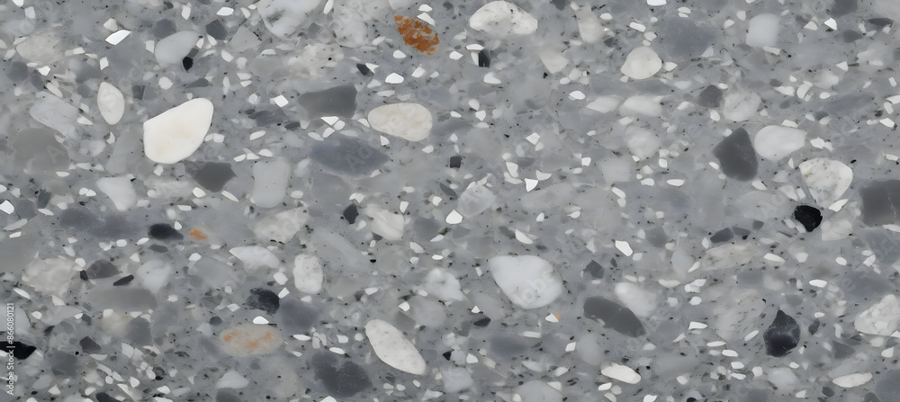gray Terrazzo texture Color surface marble and granite stone, material for decoration. Generative AI. gray Terrazzo texture Color surface marble and granite stone, material for decoration. Generative AI.