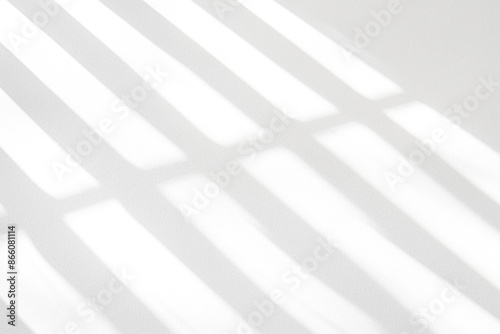 Abstract shadow overlay background with light gray and white color, png on transparent background