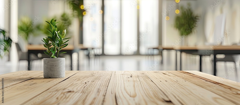 Blurry office background enhances the table top with a copy space image. Blurry office background enhances the table top with a copy space image.