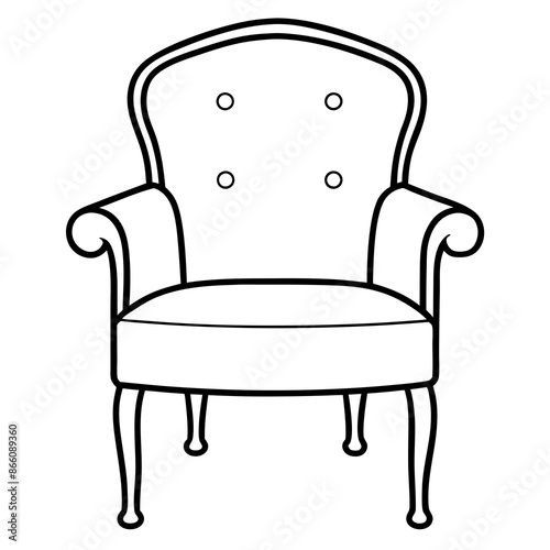 Chair vector illustration 