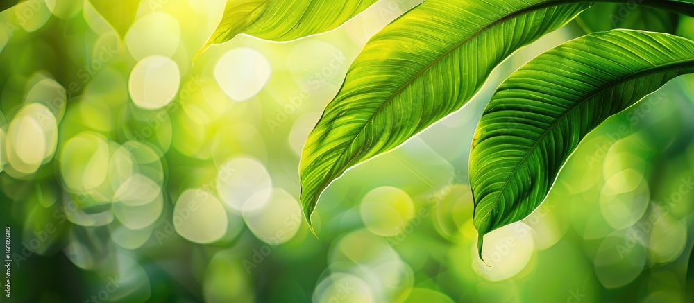 A stunning close-up of a vibrant green leaf against a blurry garden backdrop, offering a natural and fresh look with ample copy space for an image. A stunning close-up of a vibrant green leaf against a blurry garden backdrop, offering a natural and fresh look with ample copy space for an image.