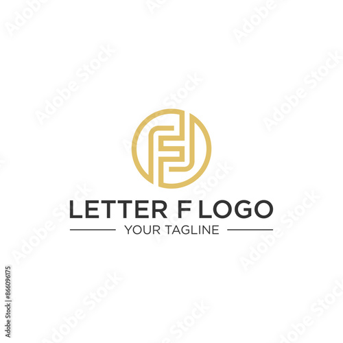 Letter F Logo Design Concept