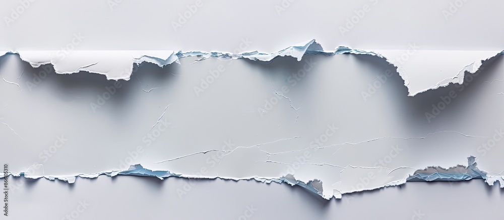 A torn piece of paper creates an abstract backdrop providing ample area for adding text or images. A torn piece of paper creates an abstract backdrop providing ample area for adding text or images.