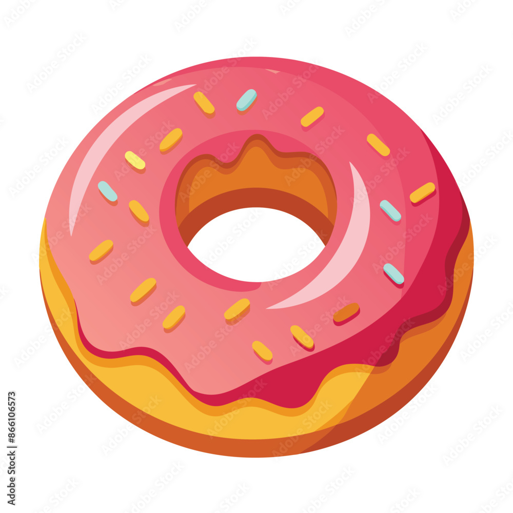 donut isolated on white donut isolated on white
