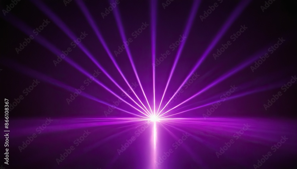 Abstract blue and purple light rays on black background with lighting effect and bokeh. Vector illustration Abstract blue and purple light rays on black background with lighting effect and bokeh. Vector illustration