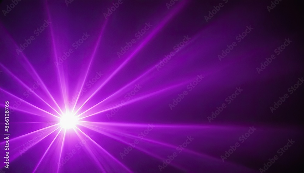 Fototapeta premium Abstract Purple Light Explosion