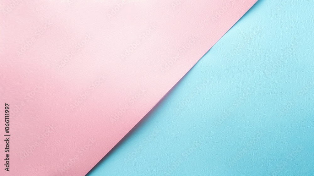 Pastel pink and blue paper as texture fashion background in flat lay Pastel pink and blue paper as texture fashion background in flat lay